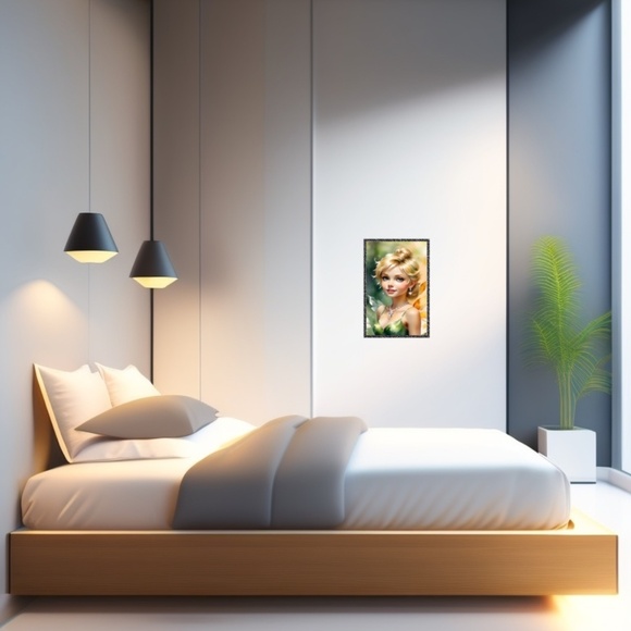 TINKER BELL 13”x19" FINE Art Print - only 6 signed and numered prints made - Picture 3 of 5